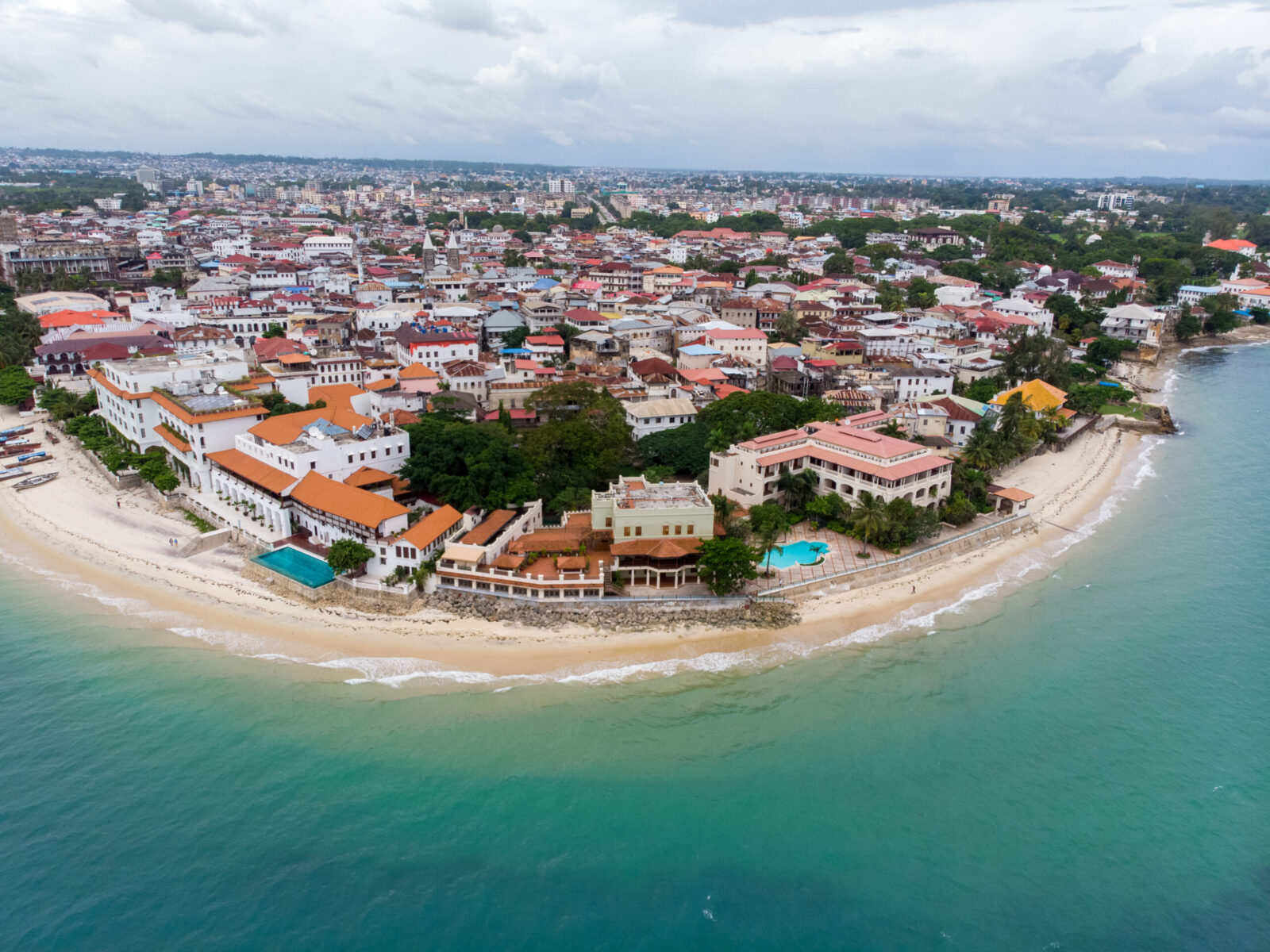 Aerial,View,Of,Zanzibar,Island