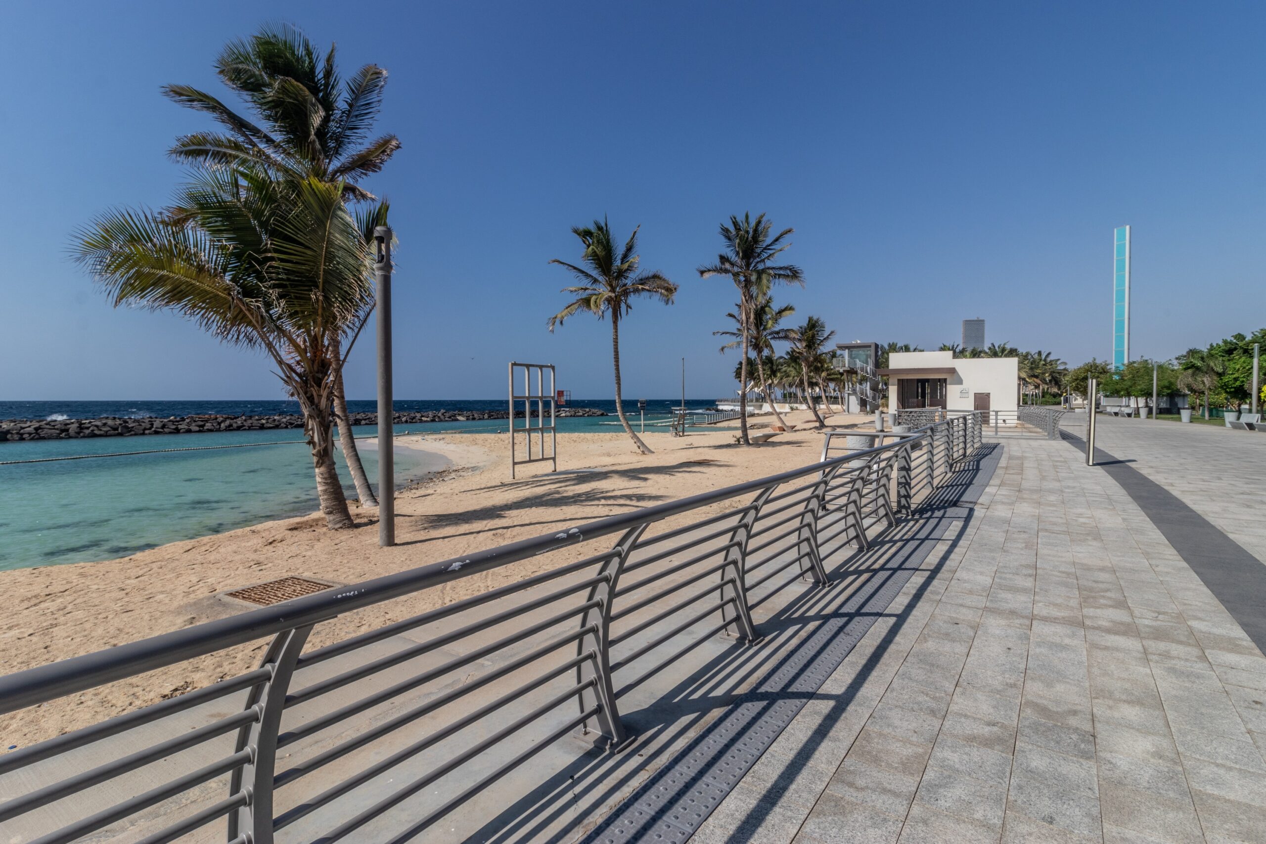 View,Of,Corniche,Promenade,In,Jeddah,,Saudi,Arabia
