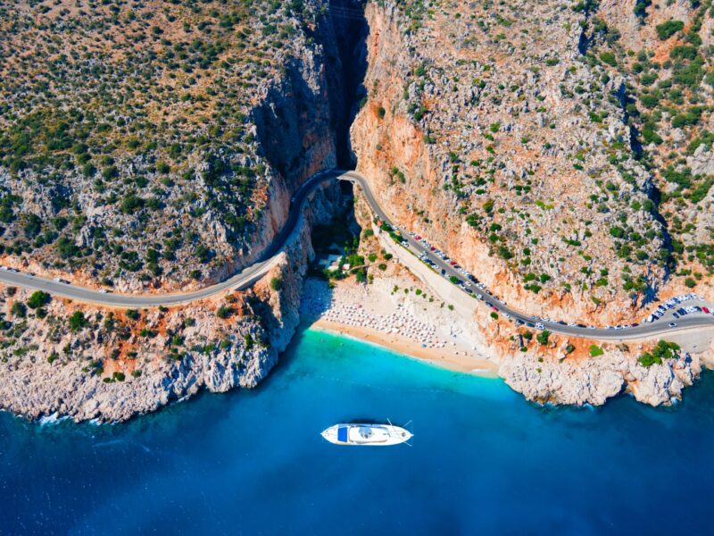 Kaputas,Beach,Aerial,Panoramic,View.,Kaputas,Or,Kaputash,Is,A