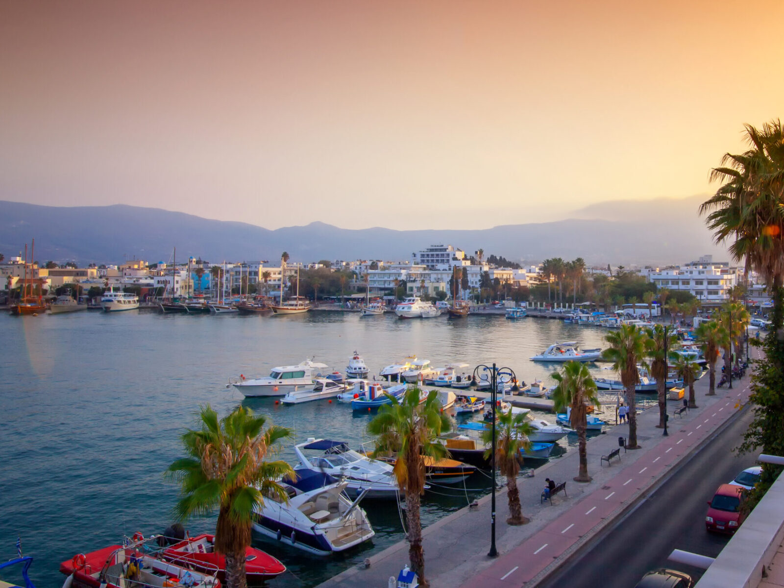 The,Capital,Of,The,Island,Of,Kos,,Greece,,View,Of