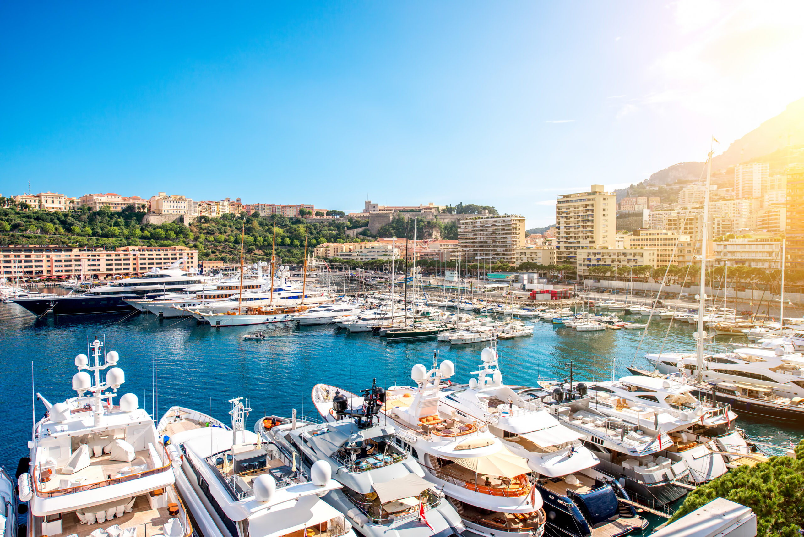 Landscape,View,On,The,Bay,With,Luxury,Yachts,On,The