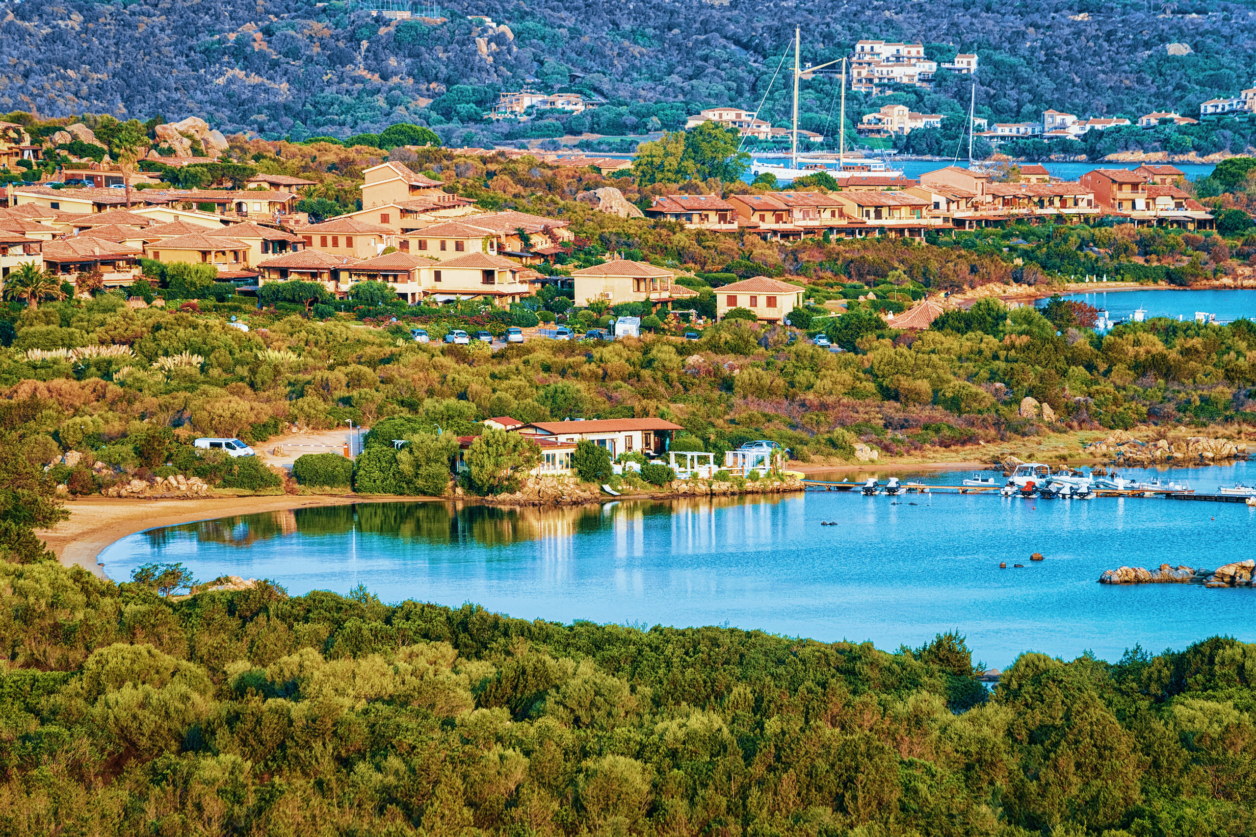 Panorama,Of,Porto,Rotondo,In,Golfo,Aranci,On,Costa,Smeralda
