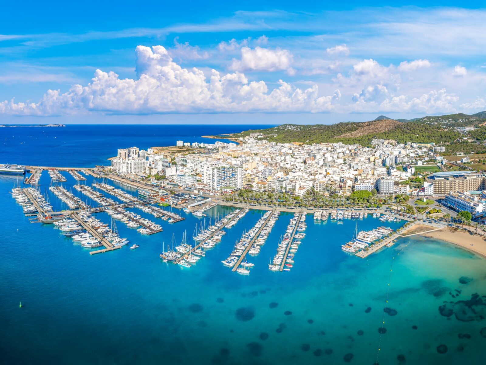 Aerial,View,Of,Sant,Antoni,De,Portmany,,Ibiza,Islands,,Spain