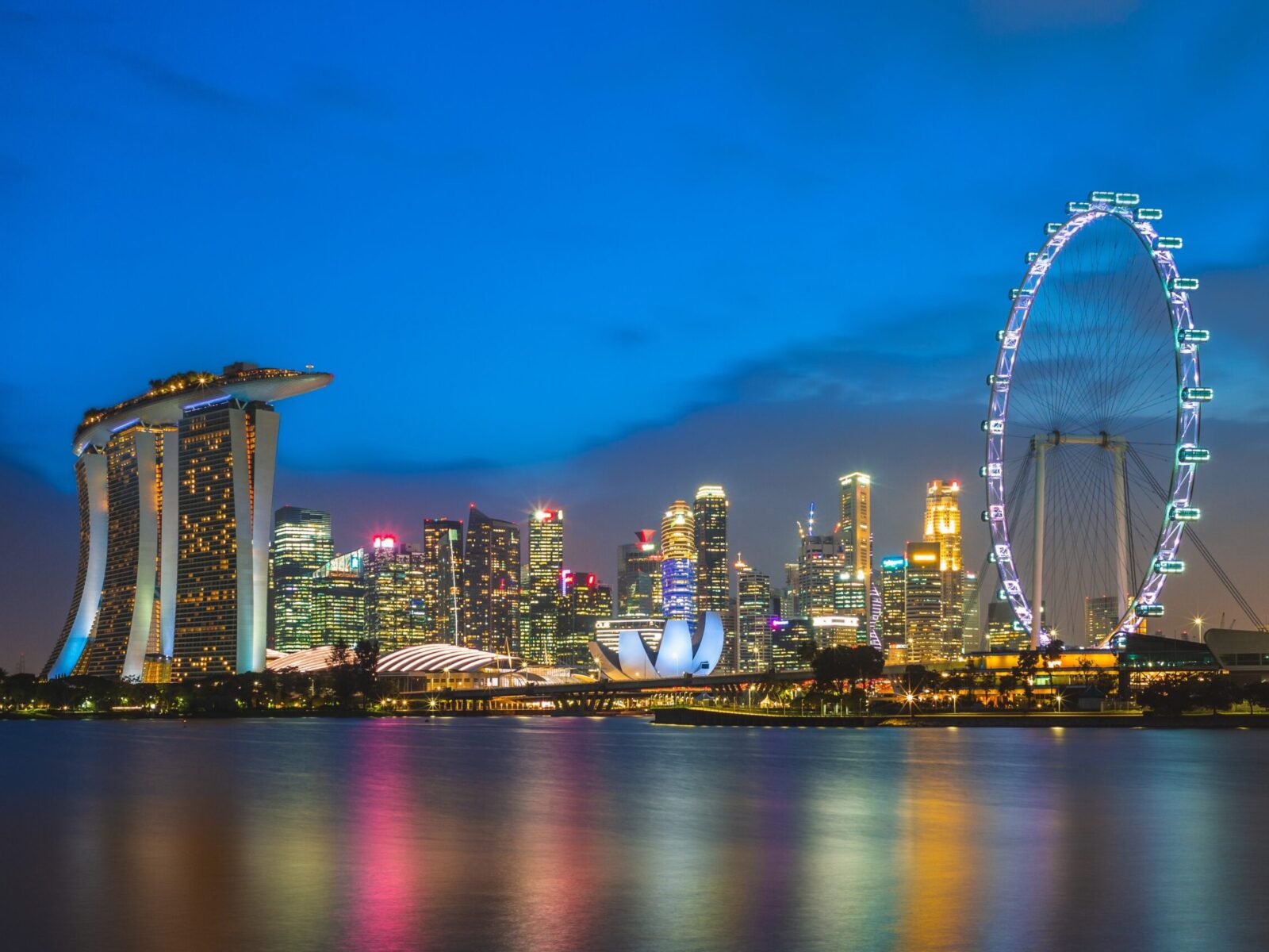 Skyline,Of,Singapore,At,Marina,Bay,And,Gardens