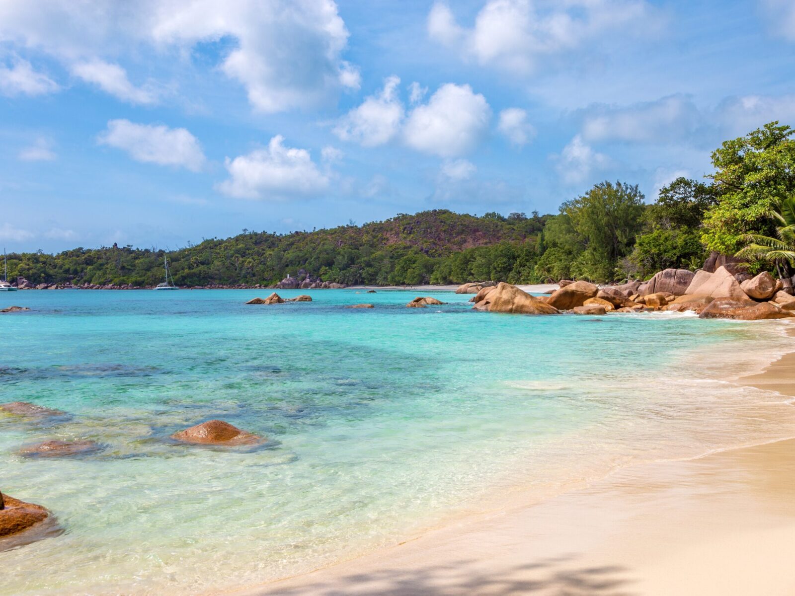 Anse,Lazio,Beach,,Island,Praslin,,Republic,Of,Seychelles,,Africa.,Anse